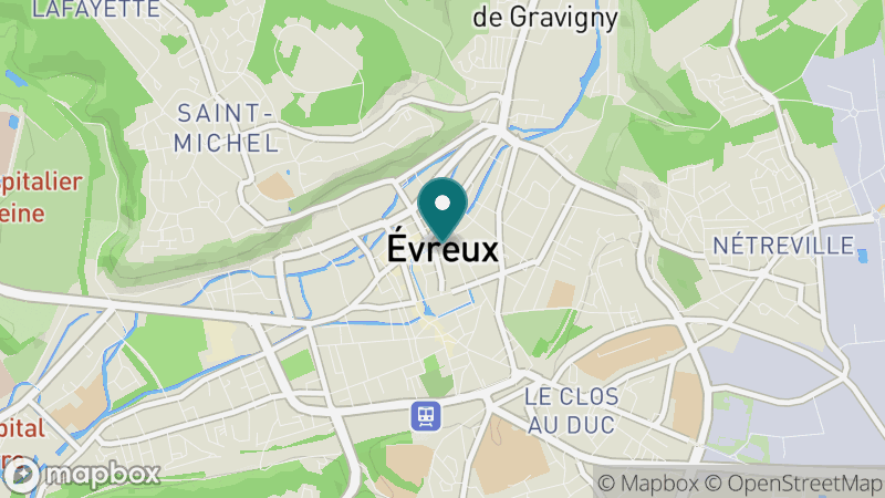 Carte - Evreux