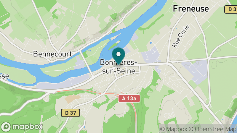 Carte - Bonnieres Sur Seine