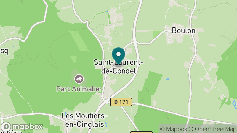 Carte - Saint Laurent De Condel