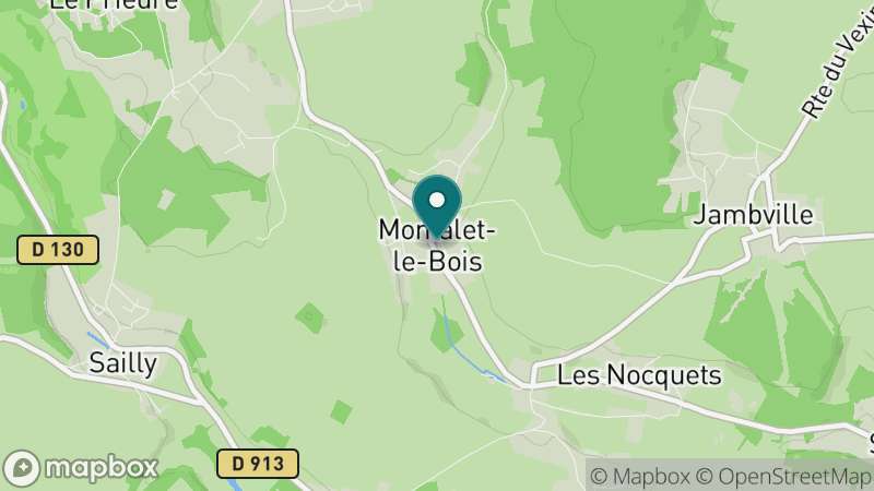 Carte - Montalet-le-Bois