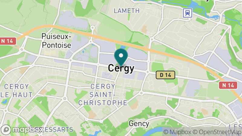 Carte - Cergy
