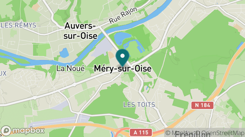 Carte - Mery Sur Oise