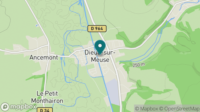 Carte - Dieue-sur-Meuse