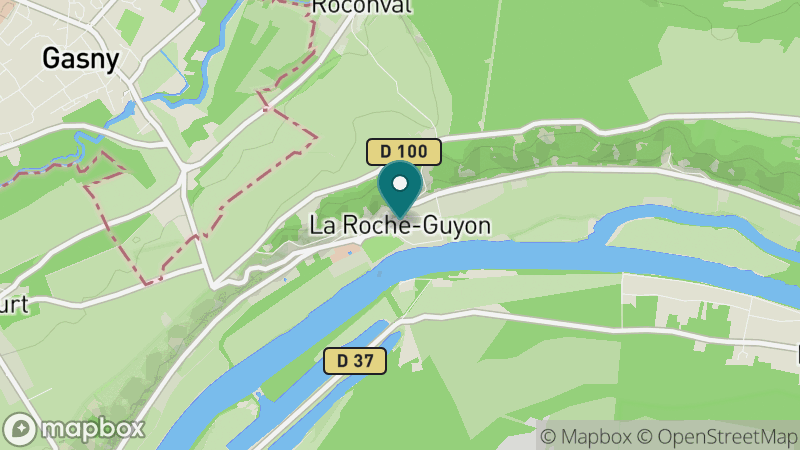 Carte - La Roche-Guyon