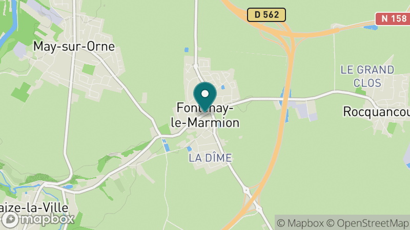 Carte - Fontenay Le Marmion