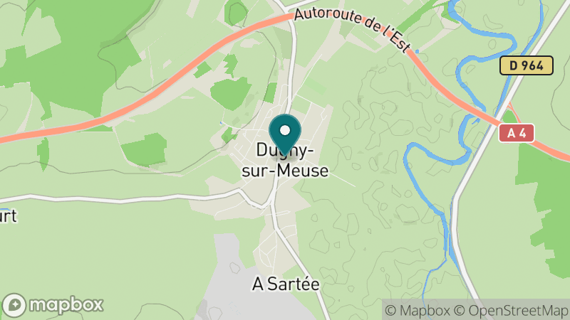 Carte - Dugny Sur Meuse