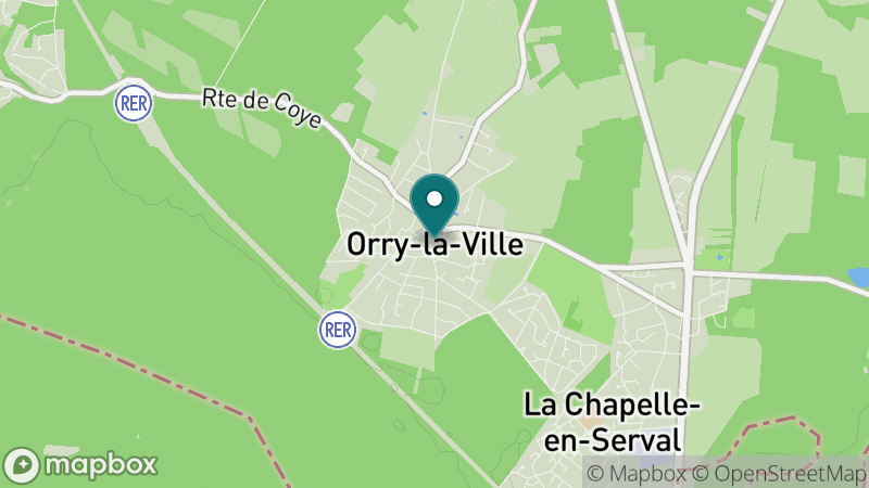 Carte - Orry La Ville