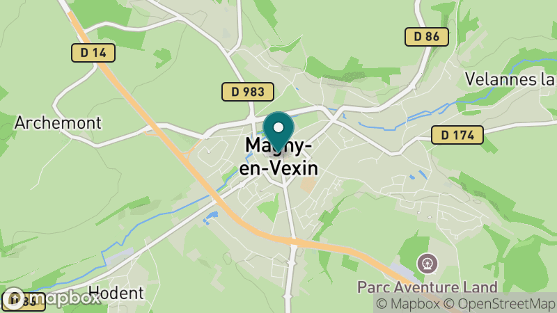 Carte - Magny En Vexin