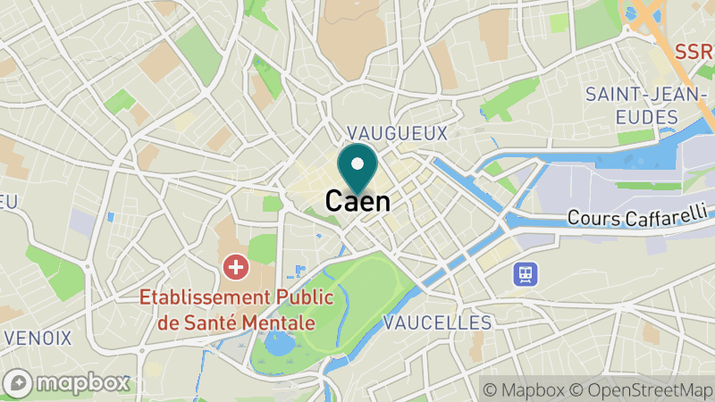 Carte - Caen