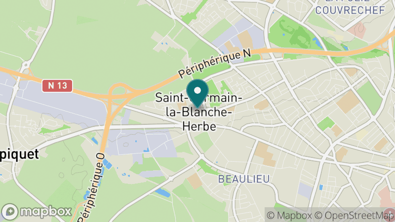 Carte - Saint-Germain-la-Blanche-Herbe