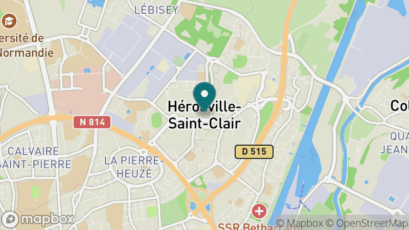 Carte - Herouville Saint Clair