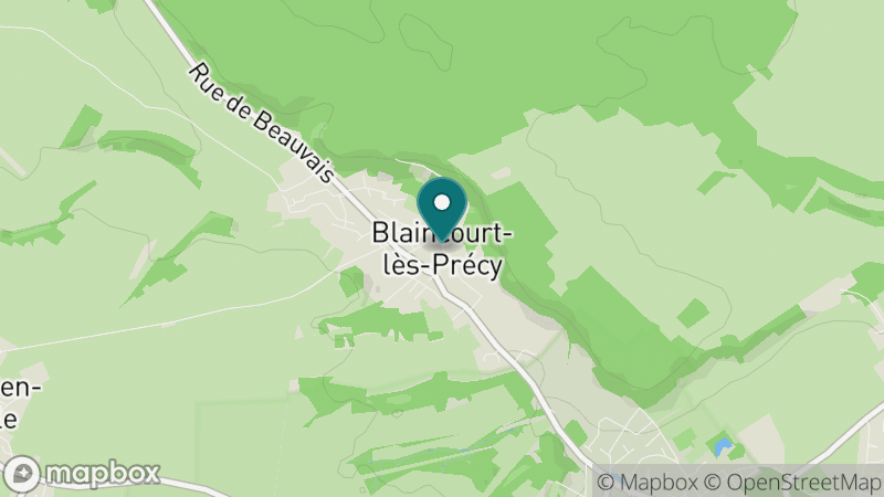 Carte - Blaincourt Les Precy