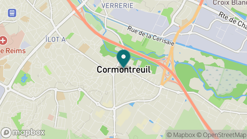 Carte - Cormontreuil