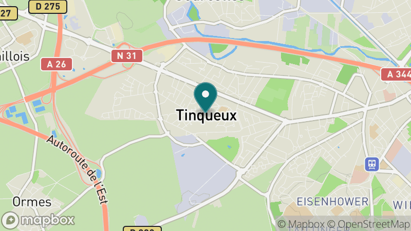 Carte - Tinqueux