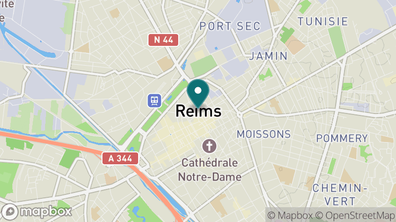 Carte - Reims