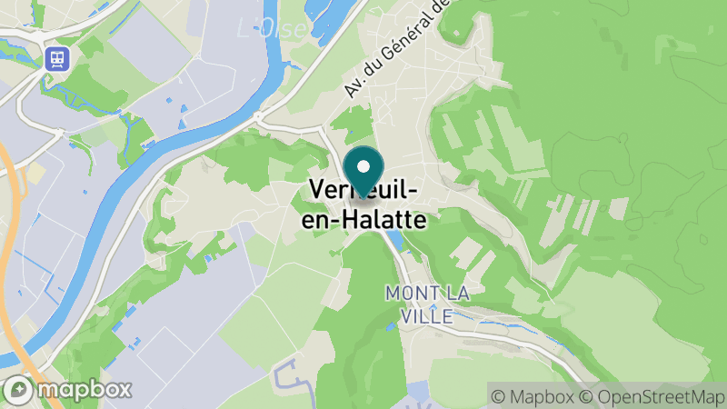 Carte - Verneuil En Halatte