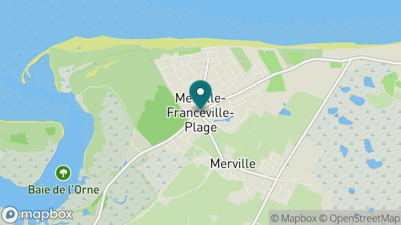 Carte - Merville Franceville Plage