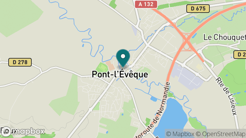 Carte - Pont-l'Évêque