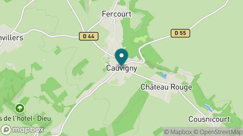 Carte - Cauvigny