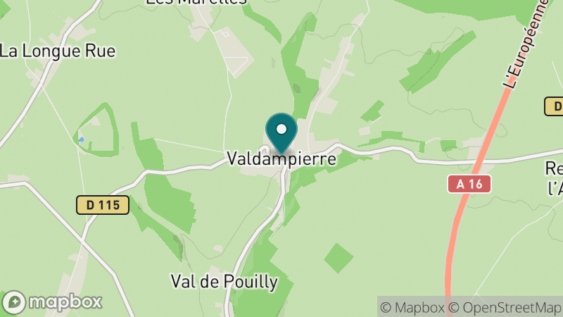 Carte - Valdampierre