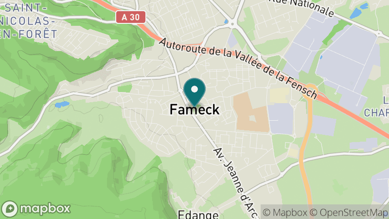 Carte - Fameck