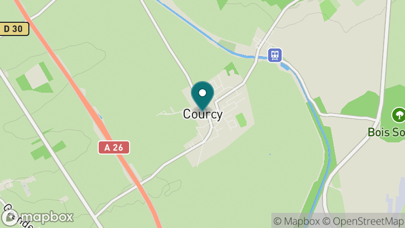 Carte - Courcy