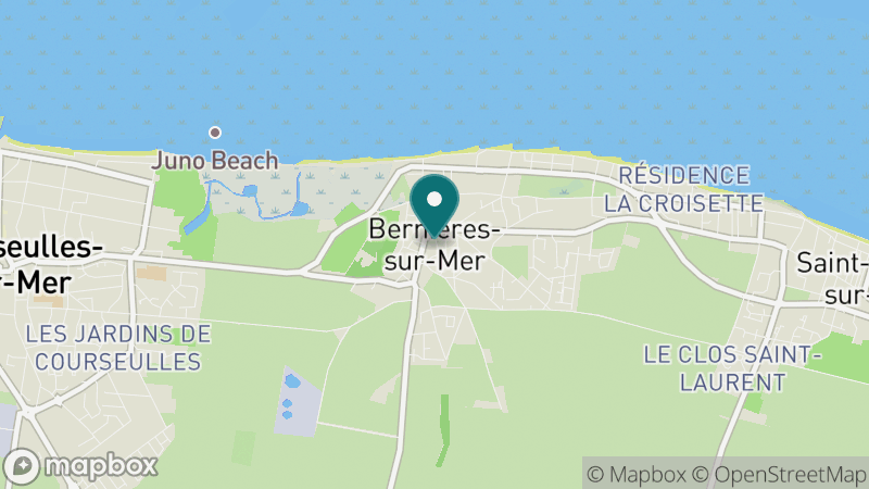 Carte - Bernières-sur-Mer
