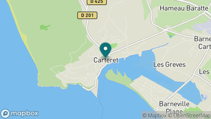 Carte - Barneville-Carteret
