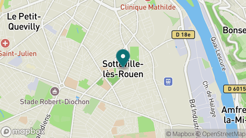 Carte - Sotteville-lès-Rouen