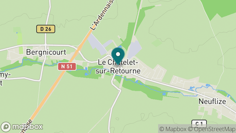 Carte - Le Chatelet Sur Retourne