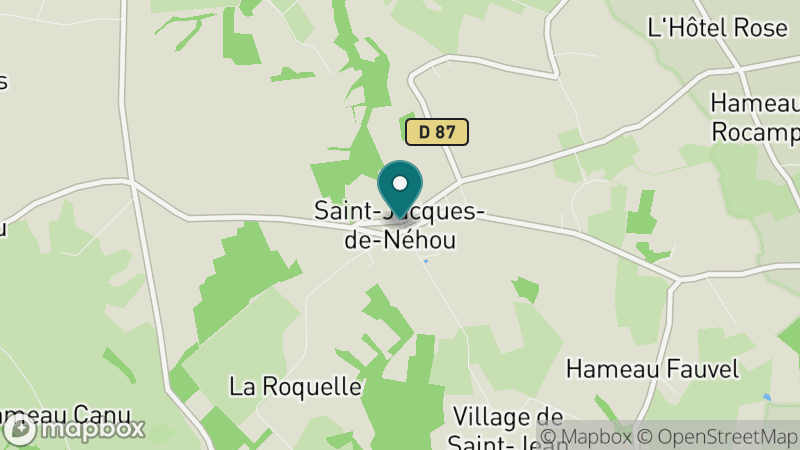 Carte - Saint-Jacques-de-Néhou