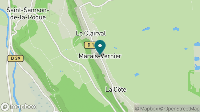 Carte - Marais Vernier