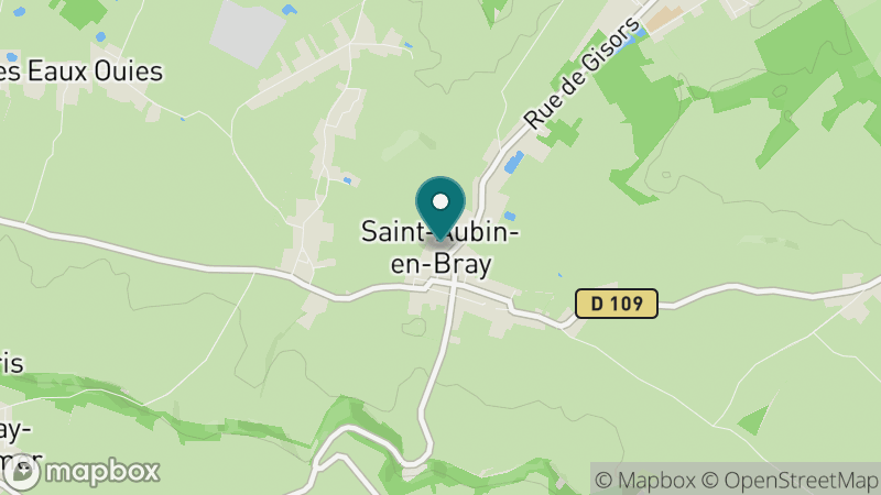 Carte - Saint-Aubin-en-Bray