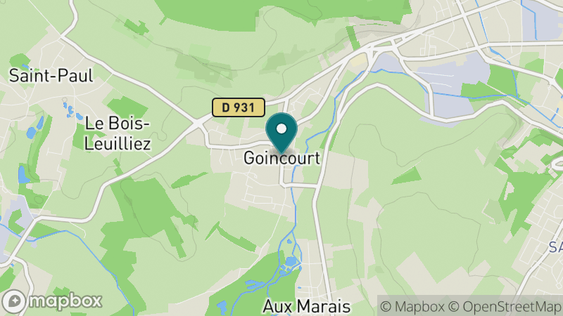 Carte - Goincourt
