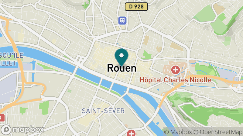 Carte - Rouen