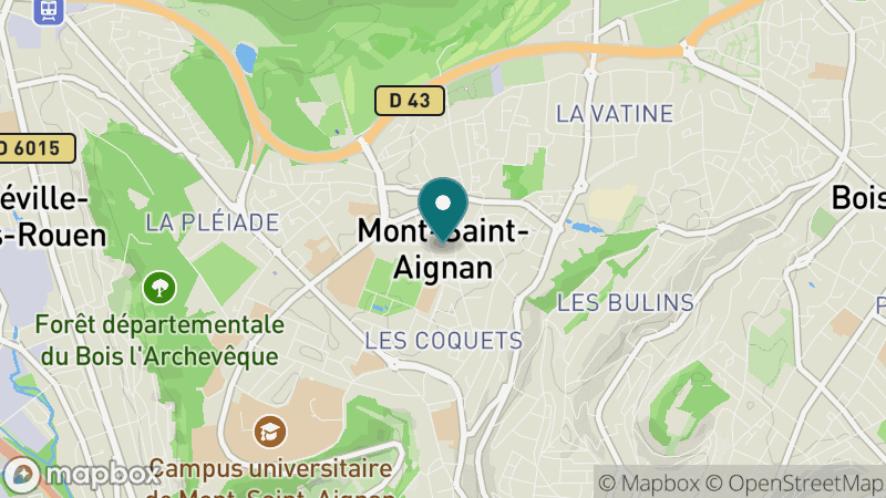 Carte - Mont-Saint-Aignan