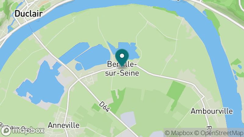 Carte - Berville-sur-Seine