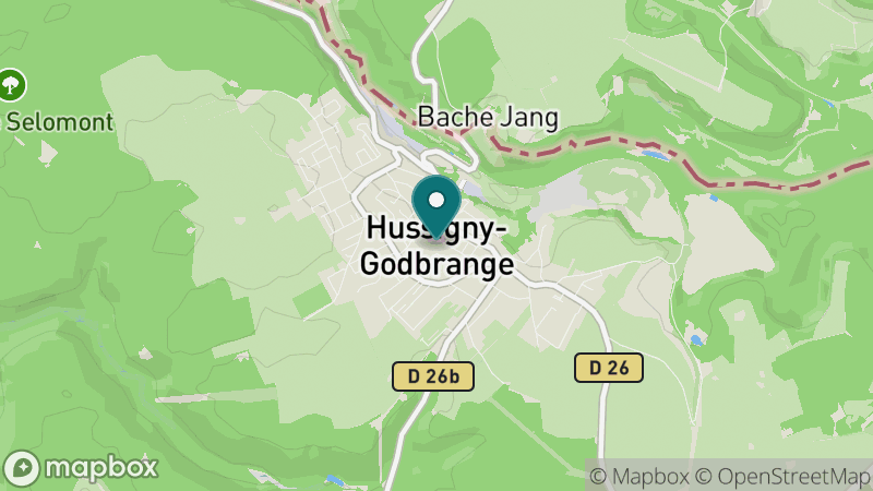 Carte - Hussigny Godbrange