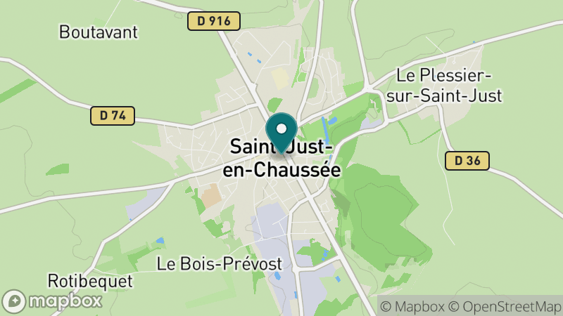 Carte - Saint Just En Chaussee