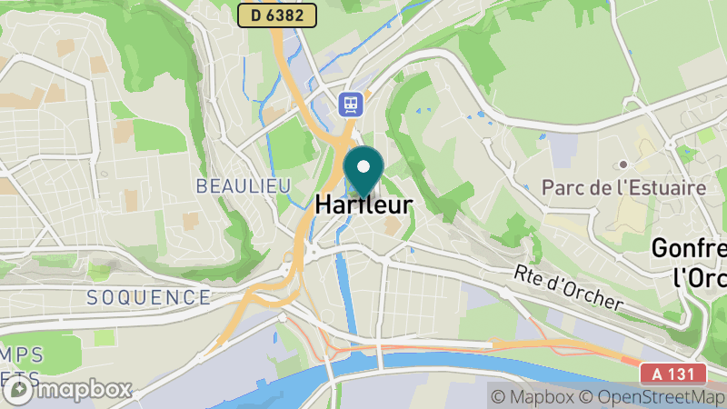 Carte - Harfleur