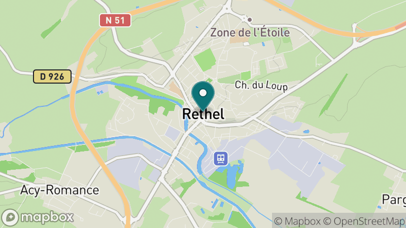 Carte - Rethel