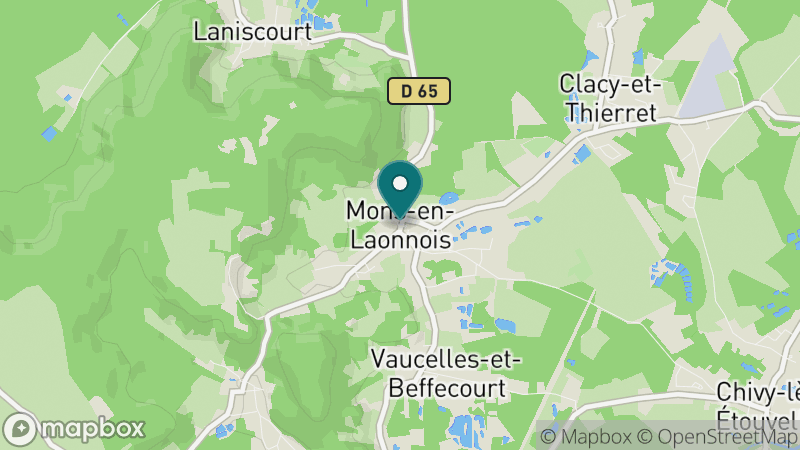 Carte - Mons En Laonnois