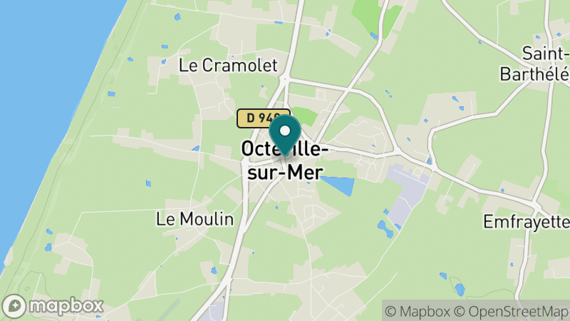 Carte - Octeville Sur Mer