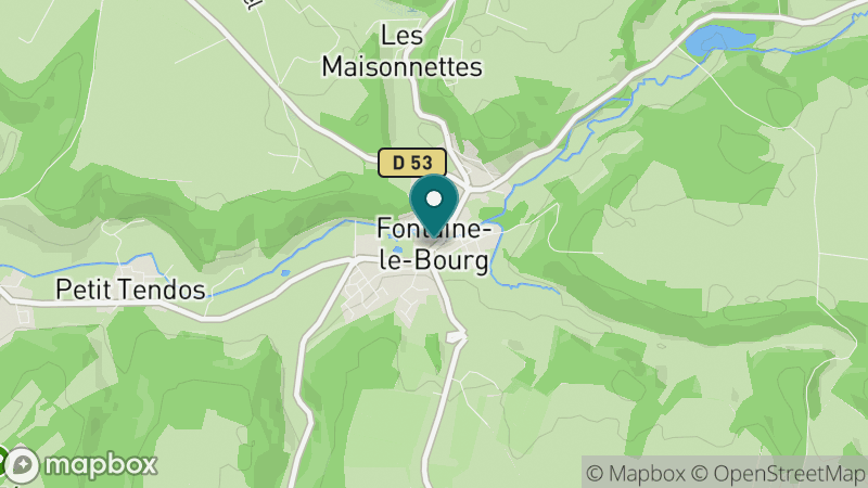 Carte - Fontaine Le Bourg