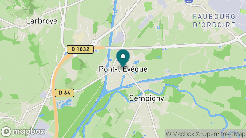 Carte - Pont-l'Évêque