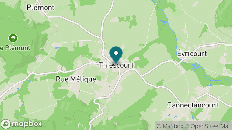 Carte - Thiescourt