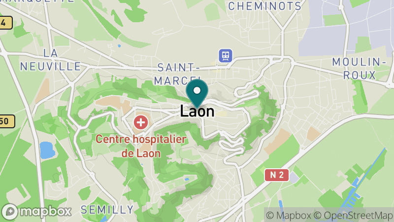 Carte - Laon
