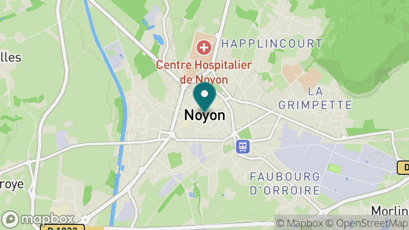 Carte - Noyon