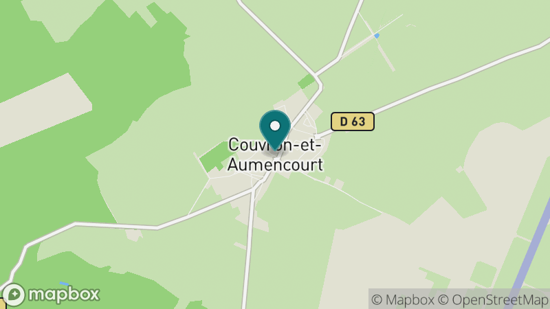 Carte - Couvron Et Aumencourt