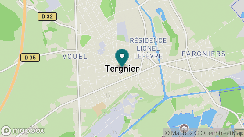 Carte - Tergnier
